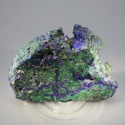 Azurite & Malachite Polished Slice ~63mm
