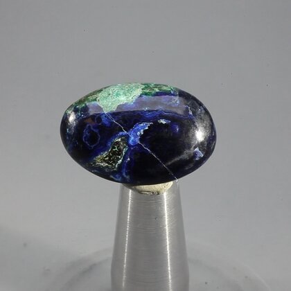Azurite & Malachite Polished Stone ~23mm