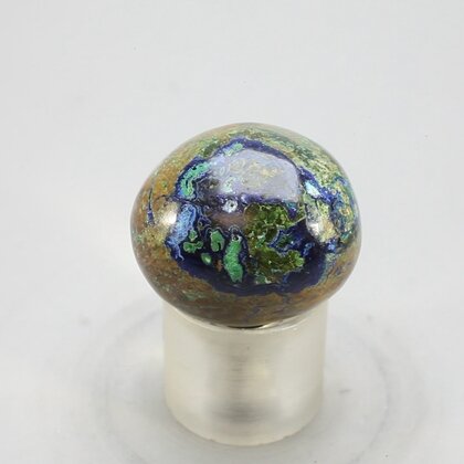 Azurite & Malachite Polished Stone ~25mm