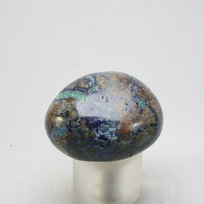 Azurite & Malachite Polished Stone ~31mm