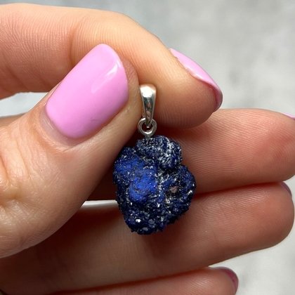 Azurite Healing Crystal Pendant ~17mm