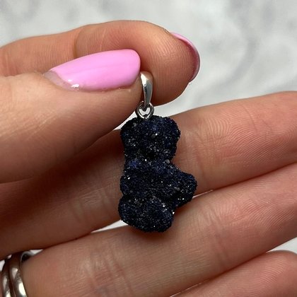 Azurite Healing Crystal Pendant ~21mm
