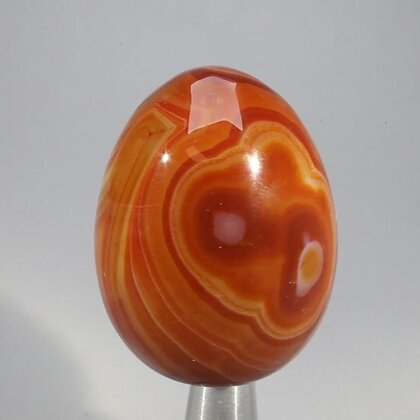 Banded Carnelian Crystal Egg ~48mm