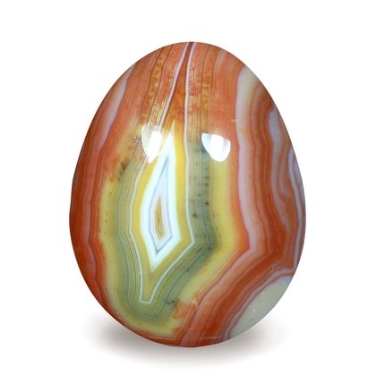 Banded Carnelian Egg ~48mm