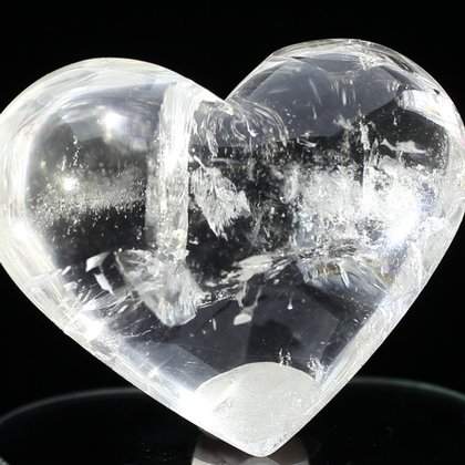 BEAUTIFUL Quartz Polished Heart ~60mm