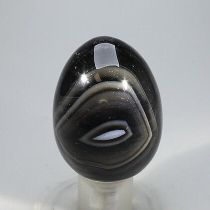 Black Banded Onyx Egg  ~48mm
