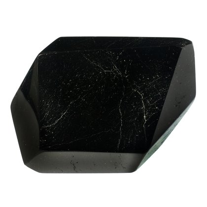 Black Tourmaline Polished Stone ~98mm