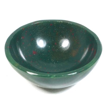 Bloodstone Gemstone Healing Oil Bowl ~29mm