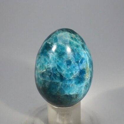 Blue Apatite Crystal Egg ~45mm