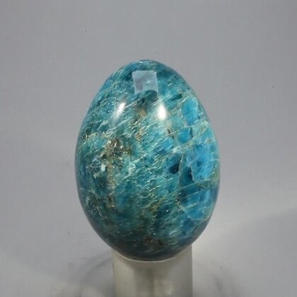 Blue Apatite Crystal Egg ~47mm