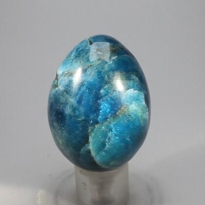 Blue Apatite Crystal Egg ~48mm