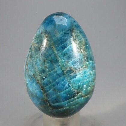 Blue Apatite Crystal Egg ~53mm