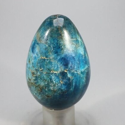 Blue Apatite Crystal Egg ~56mm