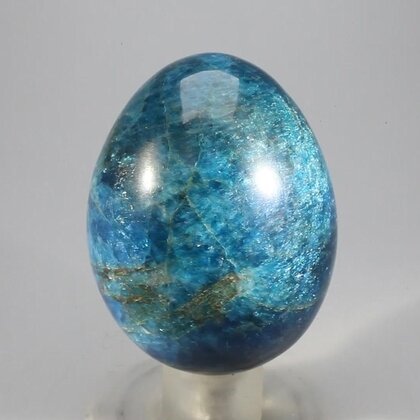 Blue Apatite Crystal Egg ~57mm