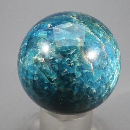 Blue Apatite Crystal Sphere ~44mm