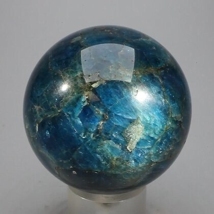 Blue Apatite Crystal Sphere ~50mm