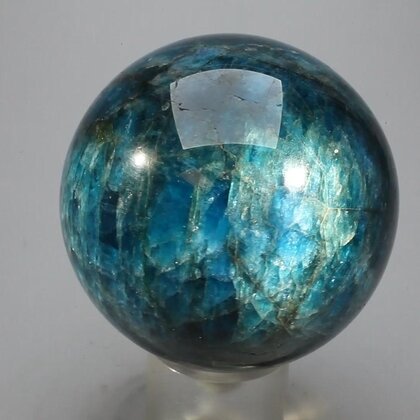Blue Apatite Crystal Sphere ~55mm