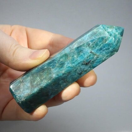 Blue Apatite Polished Point  ~92x27mm