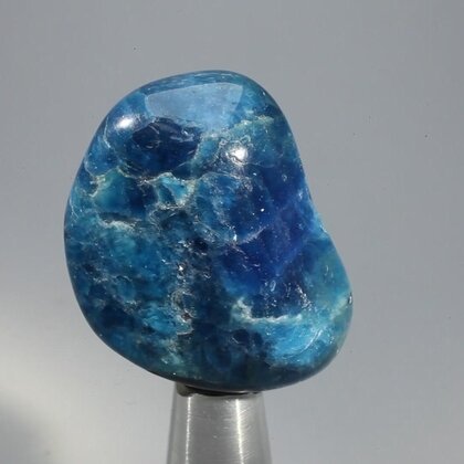 Blue Apatite Tumblestone  ~34mm