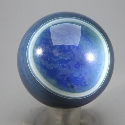 Blue Banded Agate Crystal Sphere ~50mm