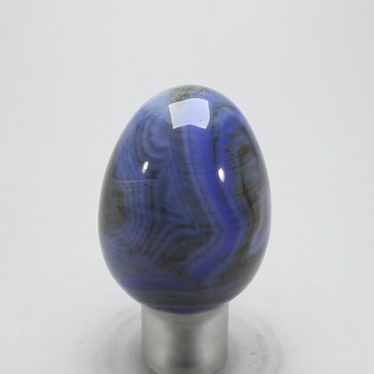 Blue Banded Agate Egg ~48mm