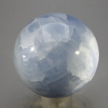 Blue Calcite Crystal Sphere ~48mm