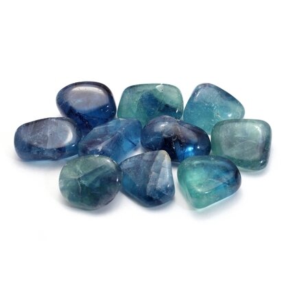 Blue Fluorite Tumble Stones (Size 20-25mm)