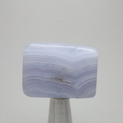 Blue Lace Agate Polished Tile ~35x26mm