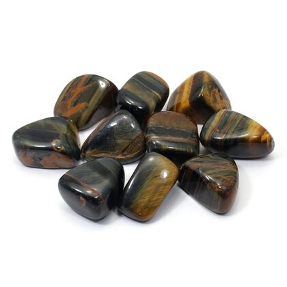 Blue Tiger Eye Tumble Stone (20-25mm)