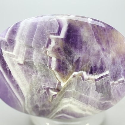 Chevron Amethyst Palmstone (Extra Grade) ~70 x 50 mm