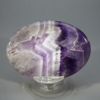 Chevron Amethyst Palmstone (Extra Grade) ~70x50mm
