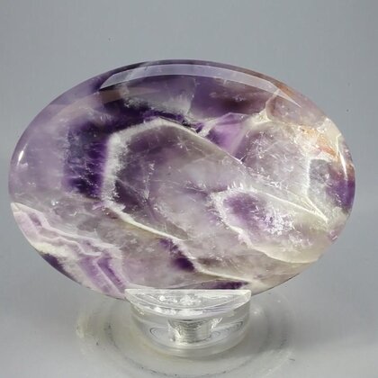 Chevron Amethyst Palmstone (Extra Grade) ~70x50mm