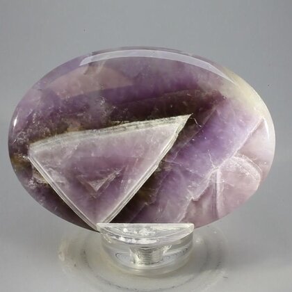 Chevron Amethyst Palmstone (Extra Grade) ~70x50mm