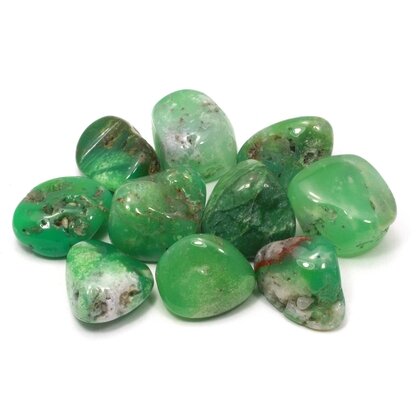 Chrysoprase Tumble Stone (20-25mm) - Single Stone