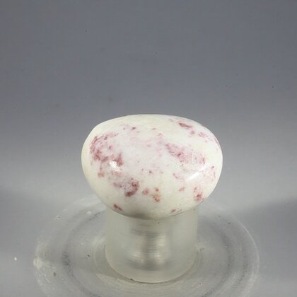Cinnabar in Quartz Tumblestone ~26mm