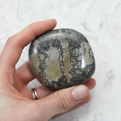 Cotham Marble Polished Stone ~72mm