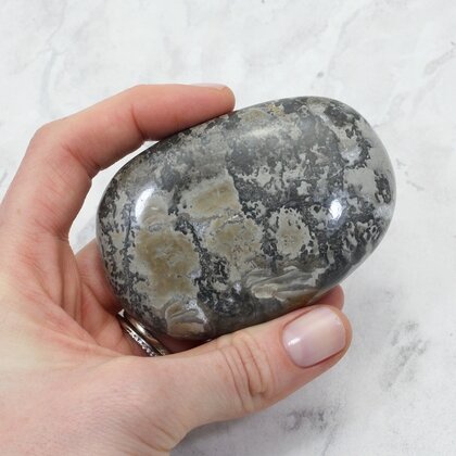 Cotham Marble Polished Stone ~82mm