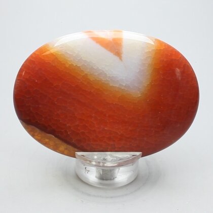 Fire Agate Palmstone (Extra Grade) ~70x50mm