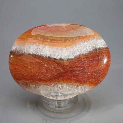 Fire Agate Palmstone (Extra Grade) ~70x50mm