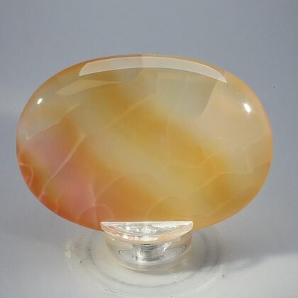 Fire Agate Palmstone (Extra Grade) ~70x50mm