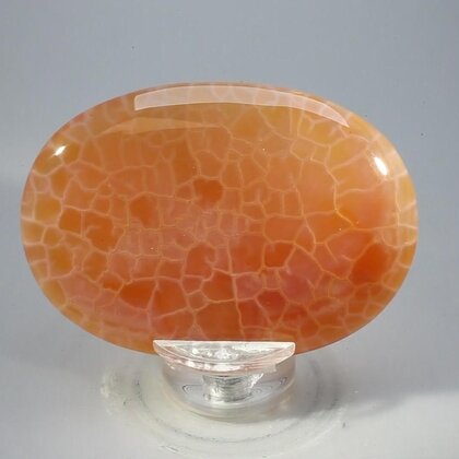 Fire Agate Palmstone (Extra Grade) ~70x50mm