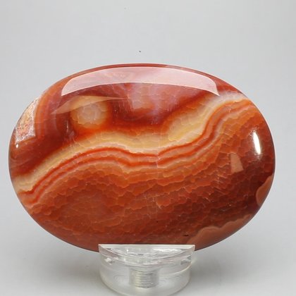 Fire Agate Palmstone (Extra Grade) ~70x50mm