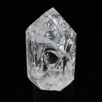 Fire & Ice Quartz Point ~42mm
