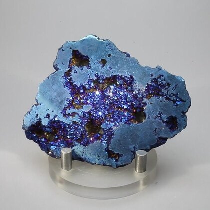 Flame Aura Quartz Geode ~72x59mm