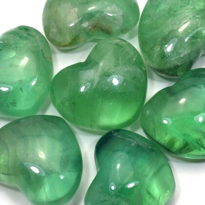 Fluorite Crystal Heart ~45mm