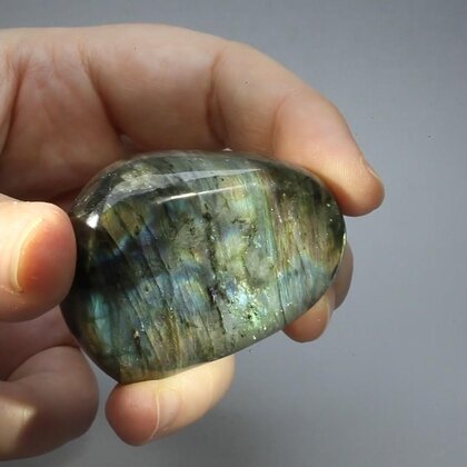 Freestanding Labradorite Polished Stone ~41 x 54mm