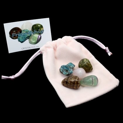 Friendship Crystal Healing Pack & Reference Card