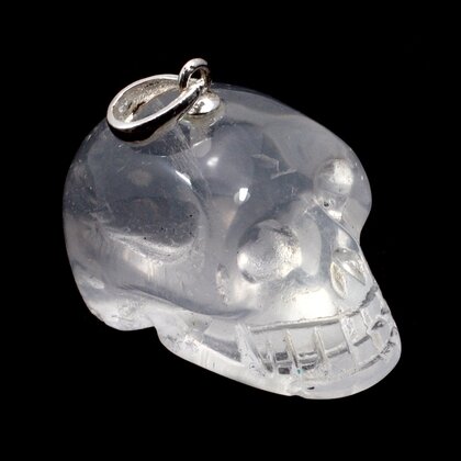 Girasol Crystal Skull Pendant ~ 23mm