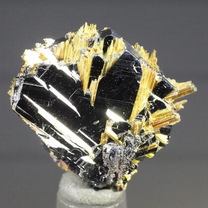 Golden Rutile with Hematite Healing Mineral ~18mm