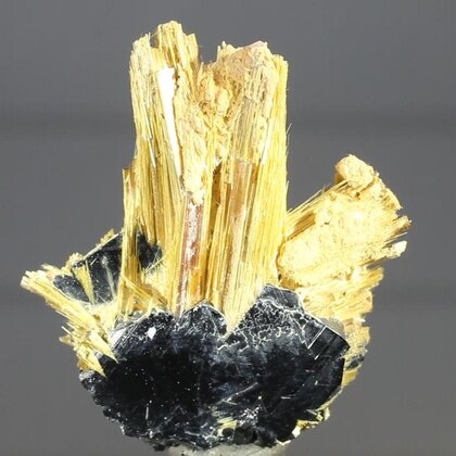 Golden Rutile with Hematite Healing Mineral ~27mm